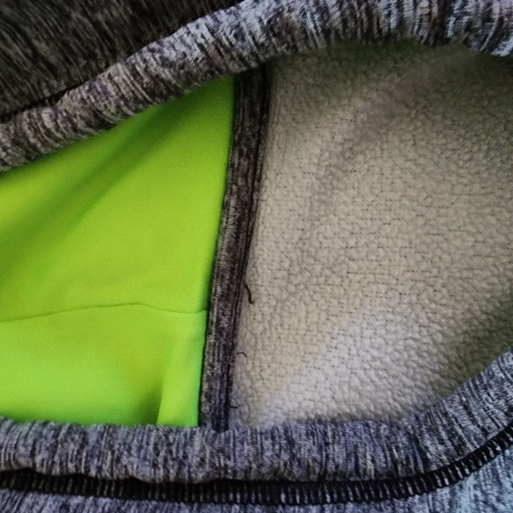 Under Armour Gray and Neon Green Hoodie